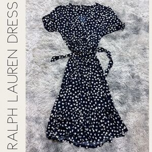 Ralph Lauren Navy Floral Dress